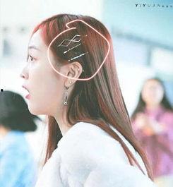 女明星用发片,女明星们的时尚发饰演绎